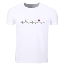 Load image into Gallery viewer, Men Print Heartbeat of Archery Fashion T-shirt
