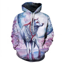 Load image into Gallery viewer, Wolf Paisley Hoodies Autumn Winter Thin Hooded Pullovers