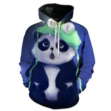 Load image into Gallery viewer, Print Galaxy Wolf Hooded Hoodies