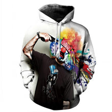 Load image into Gallery viewer, Print Galaxy Wolf Hooded Hoodies