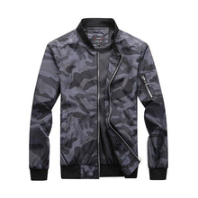 Load image into Gallery viewer, Men Baseball Jacket Embroidered Leather