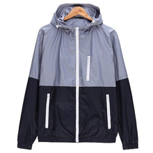 Load image into Gallery viewer, Windbreaker Men Casual Spring Autumn Lightweight Jacket