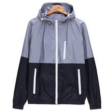 Load image into Gallery viewer, Windbreaker Men Casual Spring Autumn Lightweight Jacket
