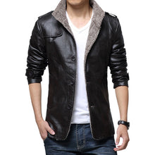Load image into Gallery viewer, Leather Jacket Men