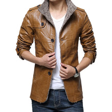 Load image into Gallery viewer, Leather Jacket Men