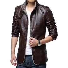 Load image into Gallery viewer, Leather Jacket Men
