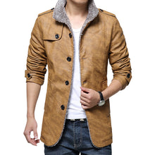 Load image into Gallery viewer, Leather Jacket Men