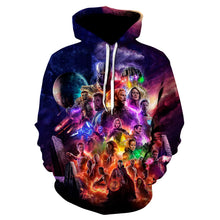 Load image into Gallery viewer, Men women Hooded Avengers Zipper End Game