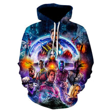 Load image into Gallery viewer, Men women Hooded Avengers Zipper End Game