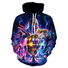 Load image into Gallery viewer, Men women Hooded Avengers Zipper End Game