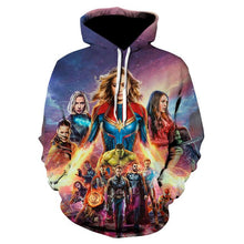 Load image into Gallery viewer, Men women Hooded Avengers Zipper End Game