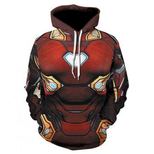 Load image into Gallery viewer, Avengers 4 infinite war Men hoodies Fashion men Red iron man 3d print Hoodies Streetwear