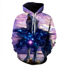 Load image into Gallery viewer, Lion Hoodies Autumn Winter Thin Hooded Pullovers