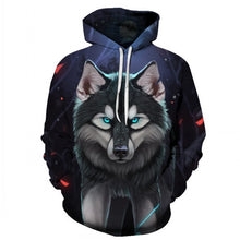 Load image into Gallery viewer, Lion Hoodies Autumn Winter Thin Hooded Pullovers