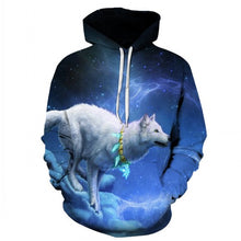 Load image into Gallery viewer, Lion Hoodies Autumn Winter Thin Hooded Pullovers