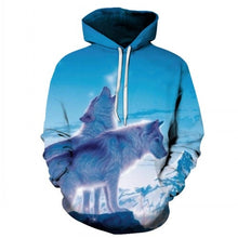 Load image into Gallery viewer, Lion Hoodies Autumn Winter Thin Hooded Pullovers